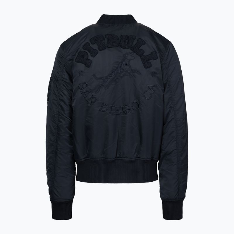 Мъжко яке Pitbull Hacket Washed Bomber dark navy 2