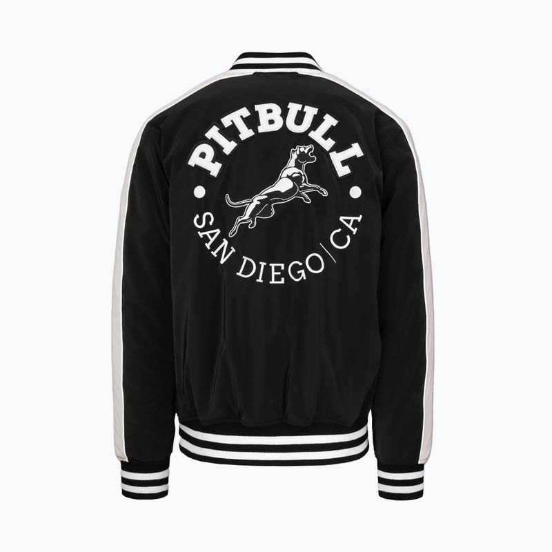Мъжко яке Pitbull Manolito Baseball black/white 8