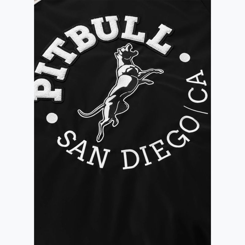 Мъжко яке Pitbull Manolito Baseball black/white 11