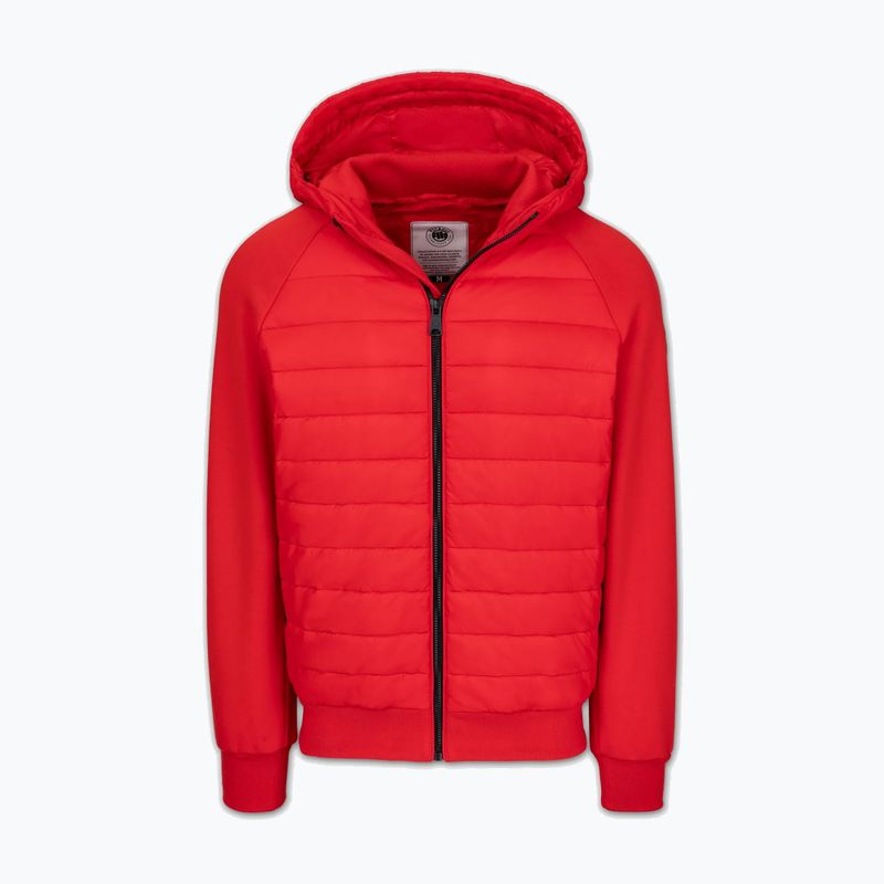 Мъжко яке Pitbull Palomar Padded Hooded Hybrid fluo/red 5