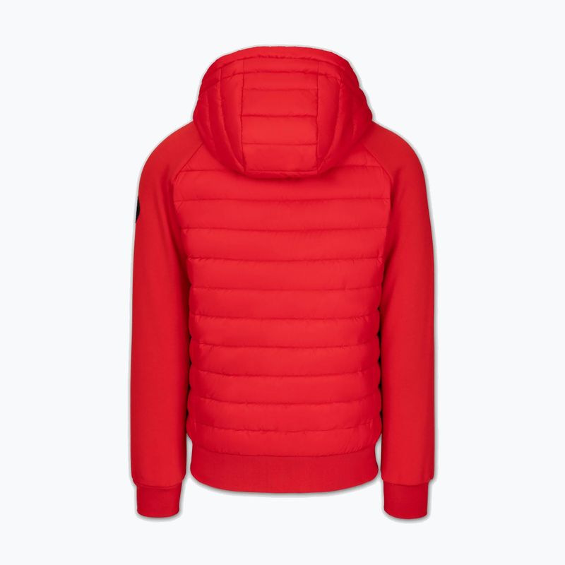 Мъжко яке Pitbull Palomar Padded Hooded Hybrid fluo/red 6