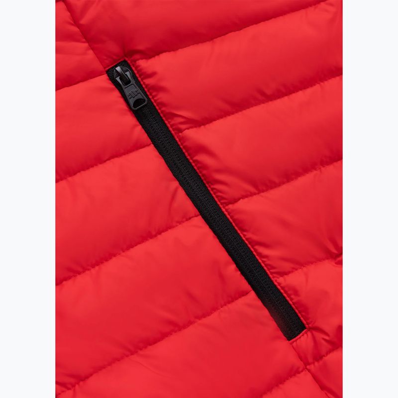 Мъжко яке Pitbull Palomar Padded Hooded Hybrid fluo/red 11