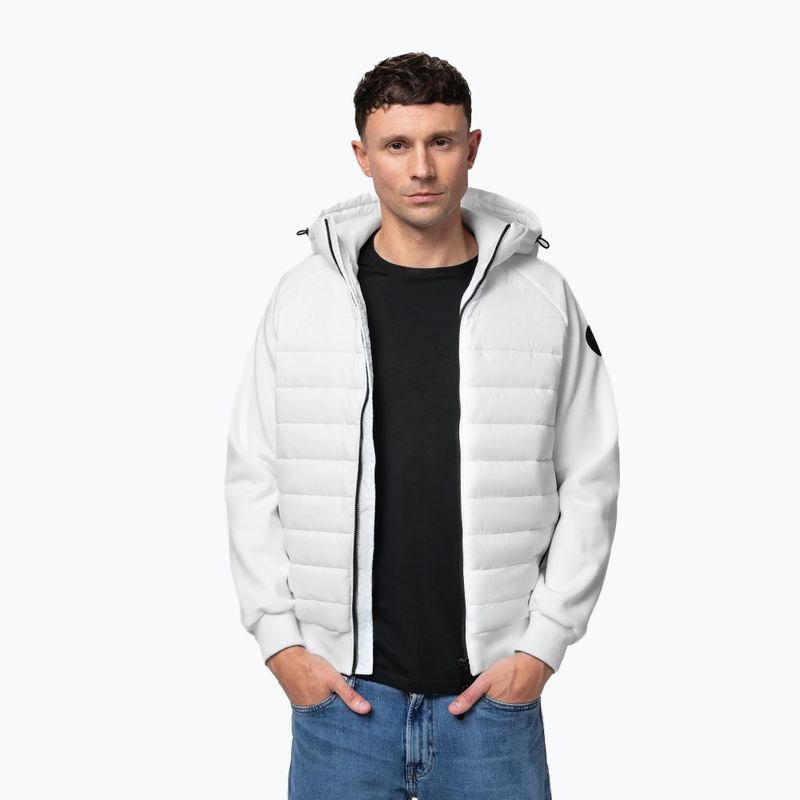 Мъжко яке Pitbull Palomar Padded Hooded Hybrid white 4