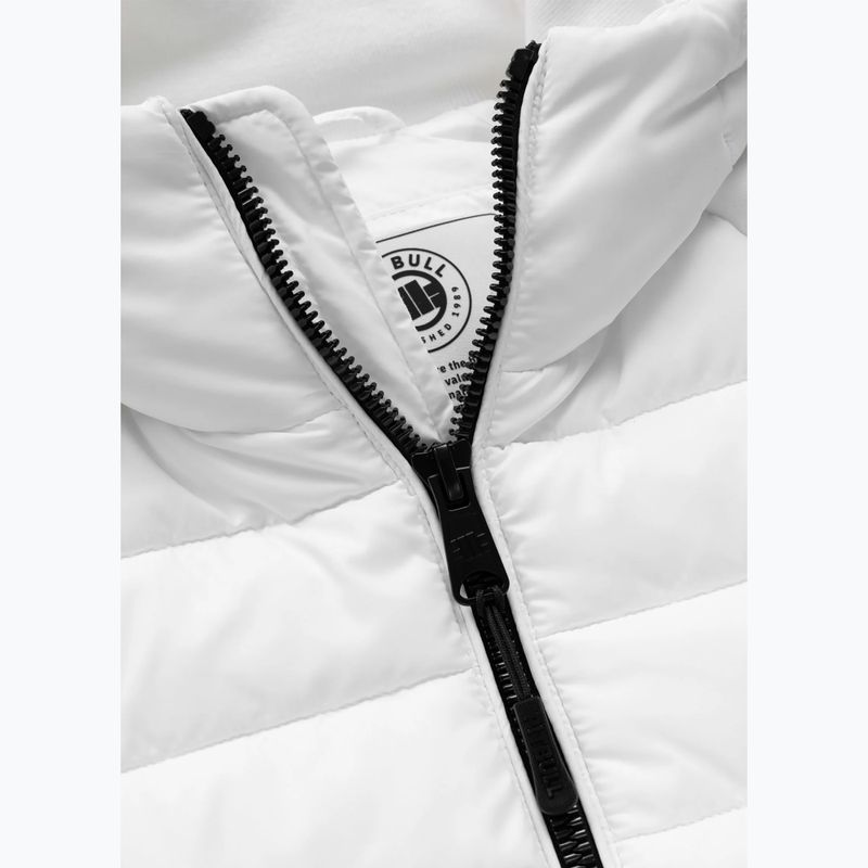 Мъжко яке Pitbull Palomar Padded Hooded Hybrid white 7