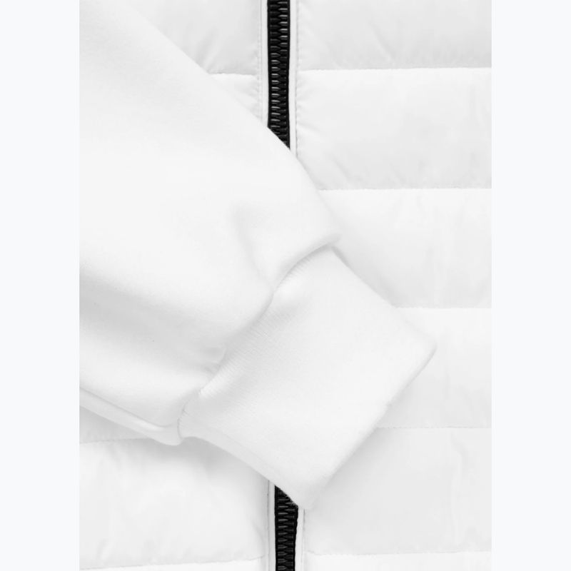 Мъжко яке Pitbull Palomar Padded Hooded Hybrid white 10