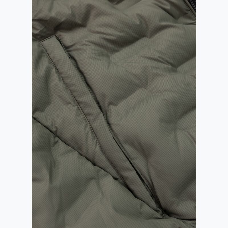 Мъжко зимно яке Pitbull Fisk Quilted Hooded olive 8