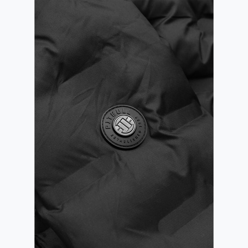 Мъжко зимно яке Pitbull Fisk Quilted Hooded black 8