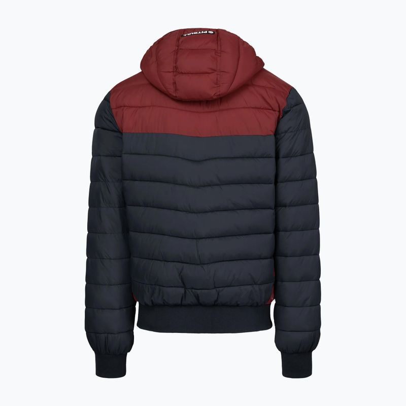 Мъжко зимно яке Pitbull Rubio Quilted Hooded dark navy/red 6