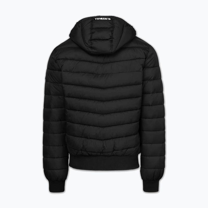 Мъжко зимно яке Pitbull Rubio Quilted Hooded black 6