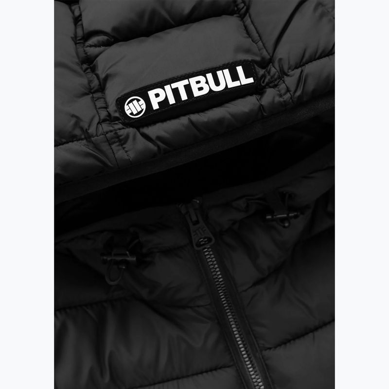 Мъжко зимно яке Pitbull Rubio Quilted Hooded black 8