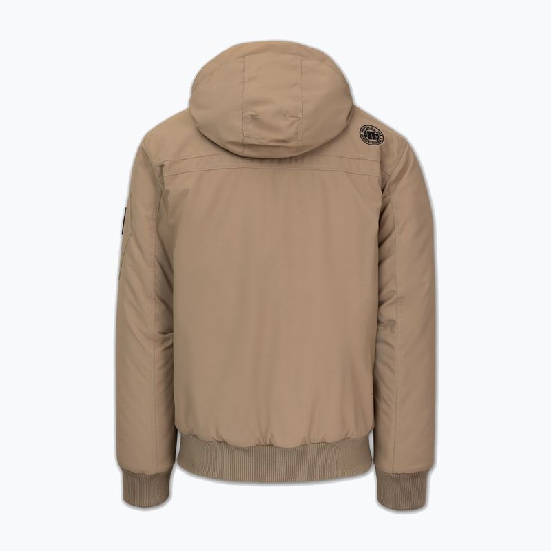 Мъжко зимно яке Pitbull Balboa 2 Hooded dark sand 6
