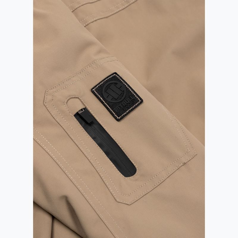 Мъжко зимно яке Pitbull Balboa 2 Hooded dark sand 10