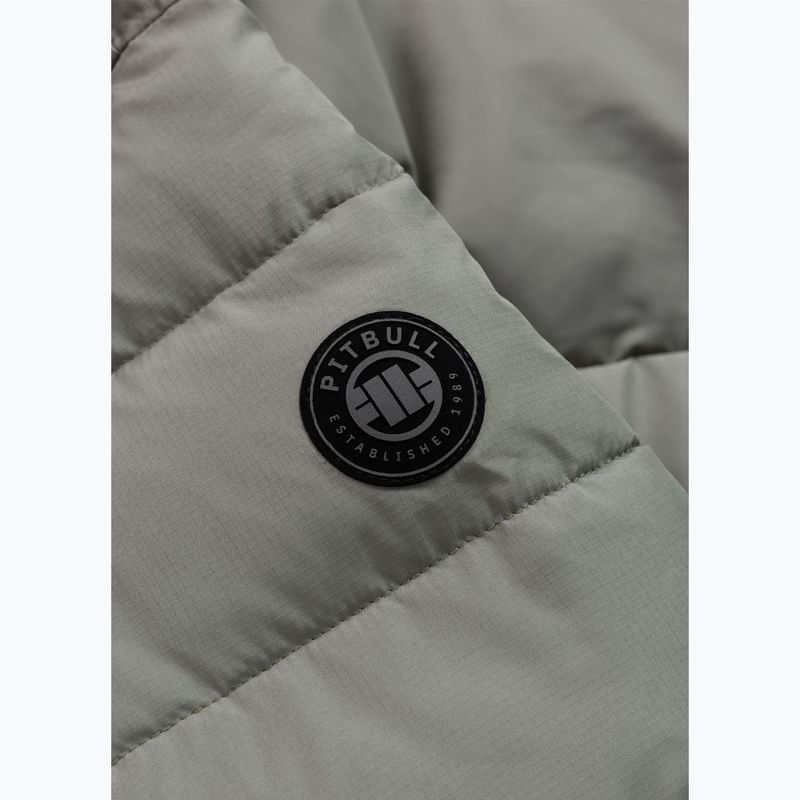 Мъжко зимно яке Pitbull Dillon Quilted Hooded dusty salvia 10