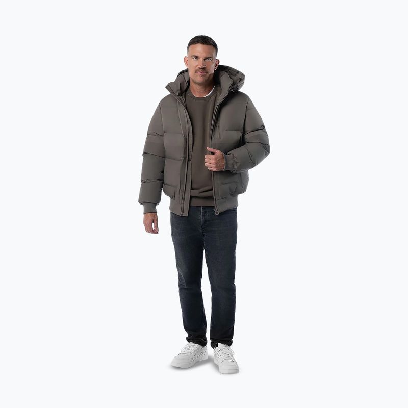 Мъжко зимно яке Pitbull Patton Quilted Hooded taupe 2