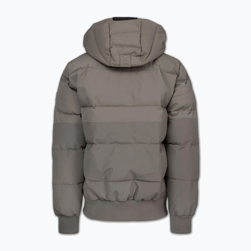 Мъжко зимно яке Pitbull Patton Quilted Hooded taupe 5