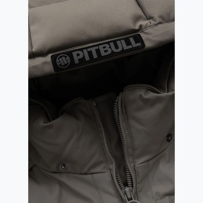Мъжко зимно яке Pitbull Patton Quilted Hooded taupe 9