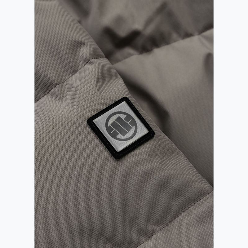 Мъжко зимно яке Pitbull Patton Quilted Hooded taupe 10