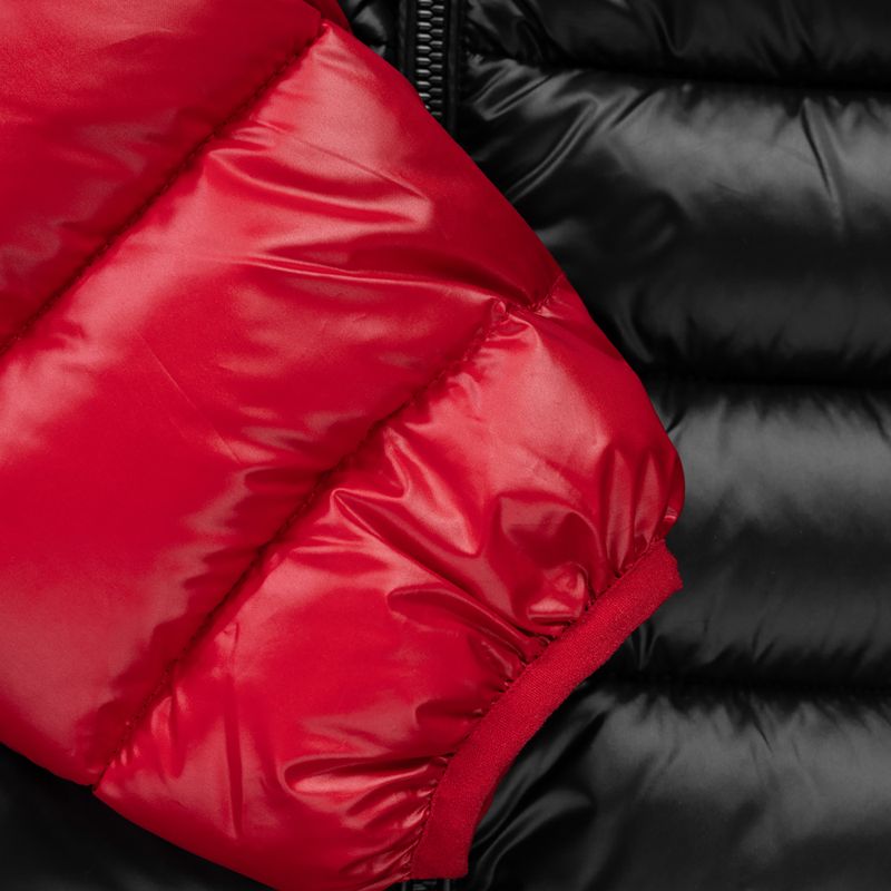 Мъжко зимно яке Pitbull Shatto Quilted Hooded red/black 6