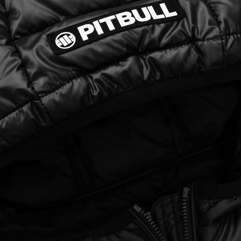 Мъжко зимно яке Pitbull Shatto Quilted Hooded black 5