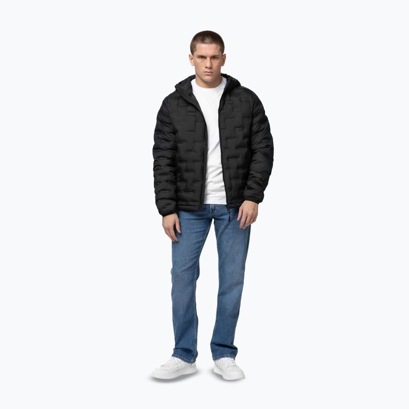 Мъжко зимно яке Pitbull Camino Quilted Hooded black 2