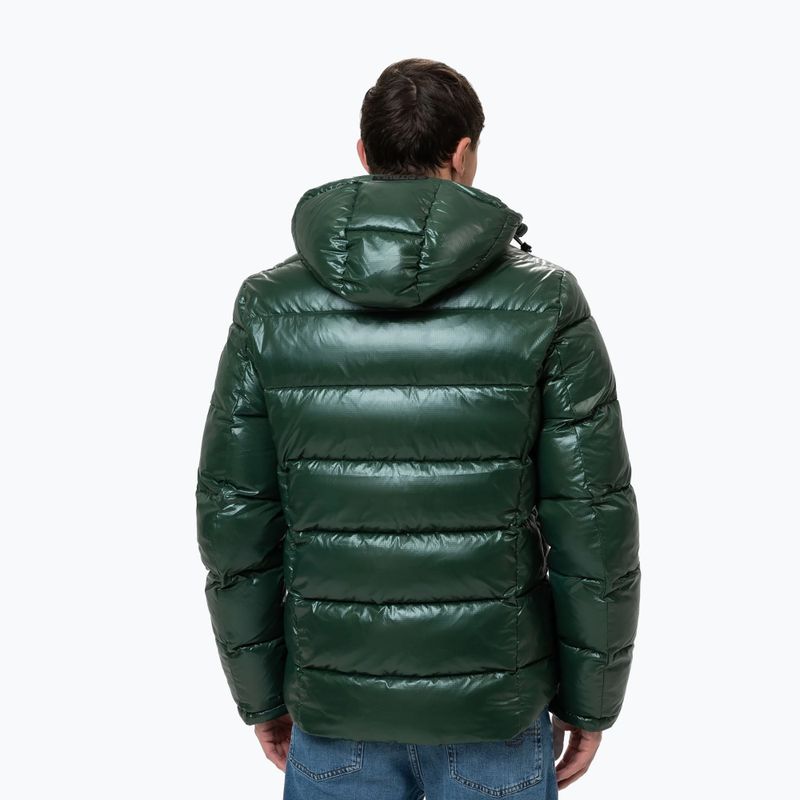 Мъжко зимно яке Pitbull Pepperwood Ribstop Padded Hooded black/green 3