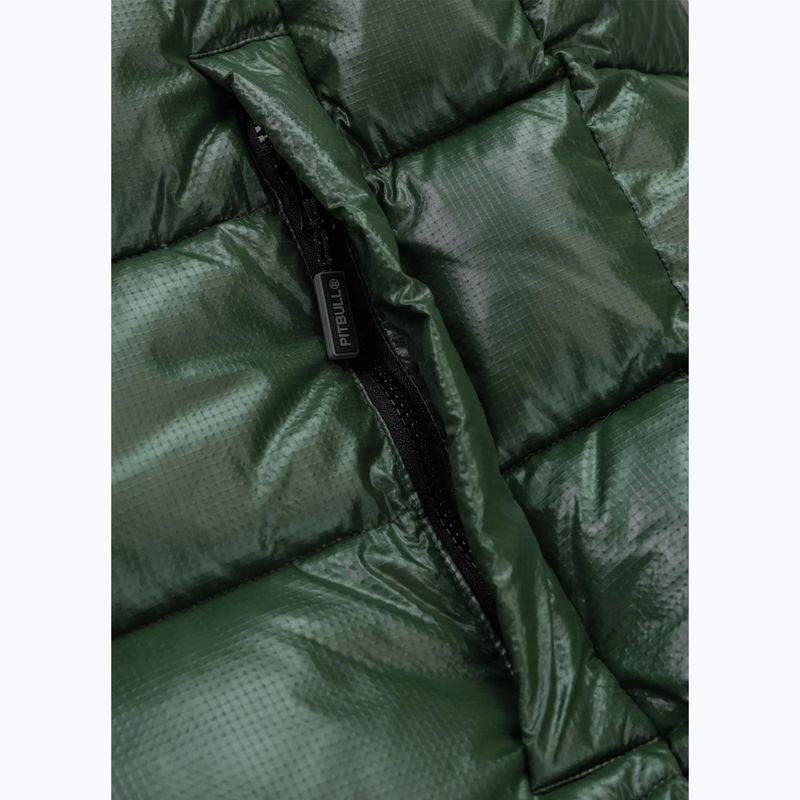 Мъжко зимно яке Pitbull Pepperwood Ribstop Padded Hooded black/green 13