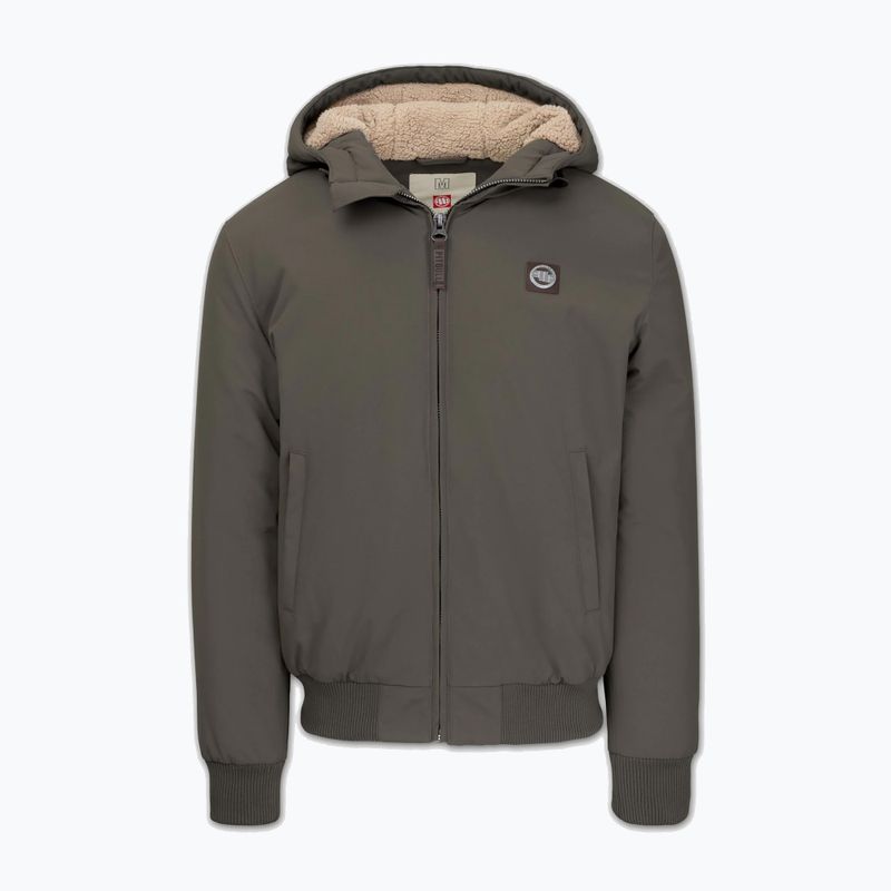 Мъжко зимно яке Pitbull Elkwood 3 Sherpa Hooded taupe 5