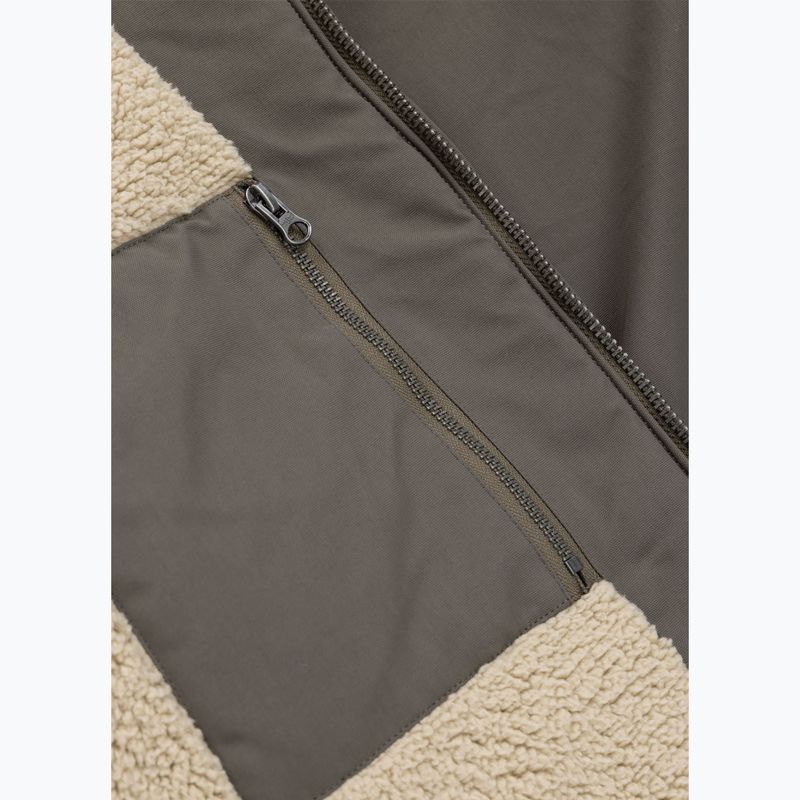 Мъжко зимно яке Pitbull Elkwood 3 Sherpa Hooded taupe 11