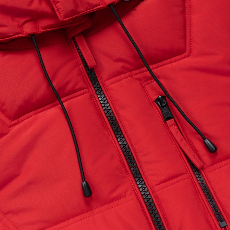Мъжко зимно яке Pitbull Piedmont Quilted Hooded fluo/red 3