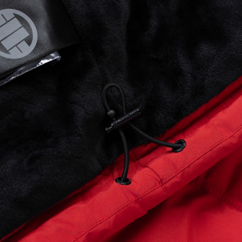 Мъжко зимно яке Pitbull Piedmont Quilted Hooded fluo/red 12