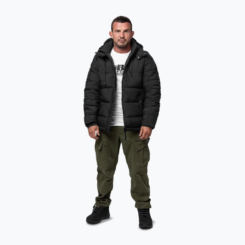 Мъжко зимно яке Pitbull Piedmont Quilted Hooded black 2