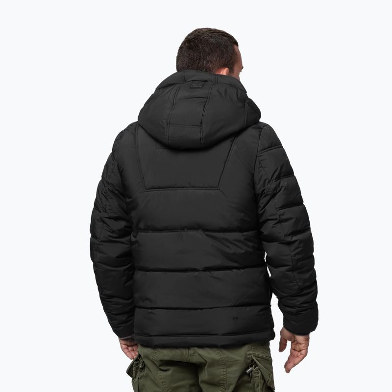 Мъжко зимно яке Pitbull Piedmont Quilted Hooded black 3