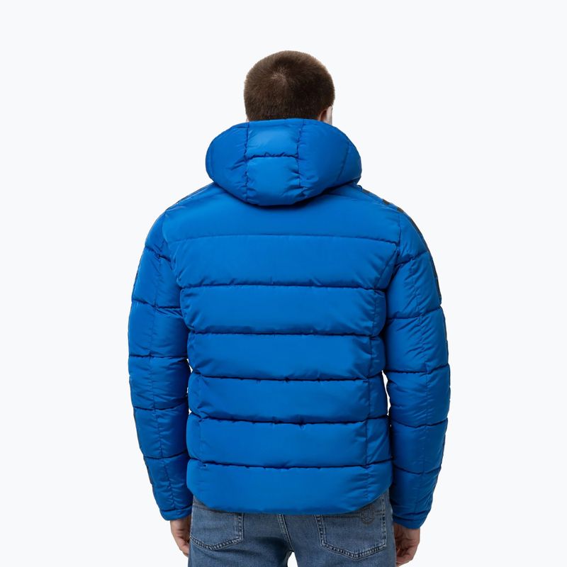 Мъжко зимно яке Pitbull Airway 4 Padded Hooded royal blue 3