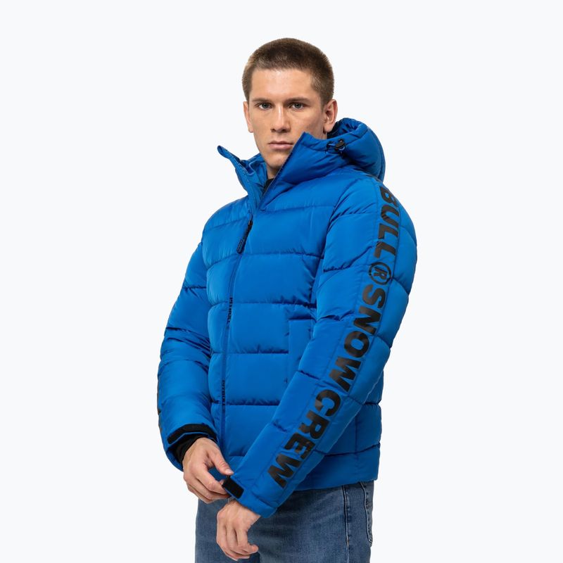 Мъжко зимно яке Pitbull Airway 4 Padded Hooded royal blue 4