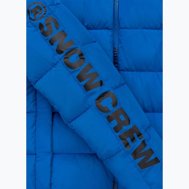 Мъжко зимно яке Pitbull Airway 4 Padded Hooded royal blue 11