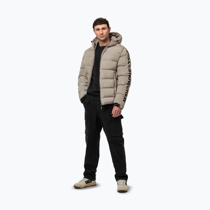 Мъжко зимно яке Pitbull Airway 4 Padded Hooded pale sand 2