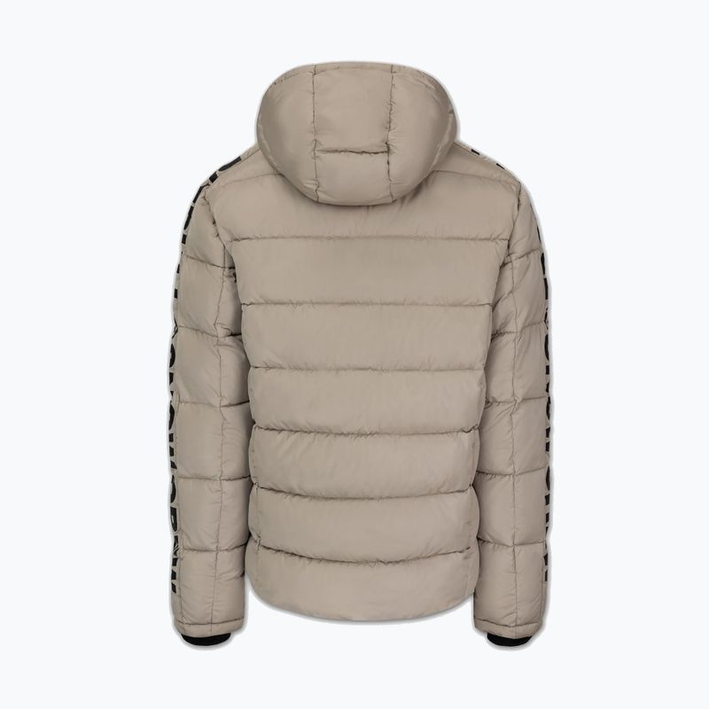 Мъжко зимно яке Pitbull Airway 4 Padded Hooded pale sand 8
