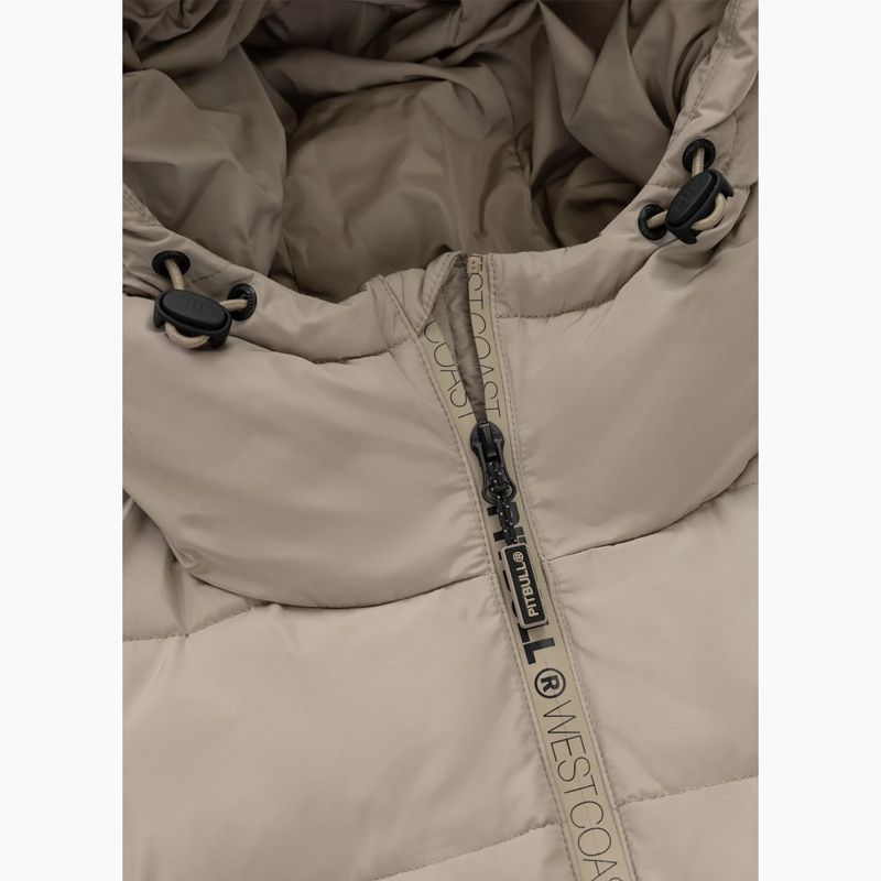 Мъжко зимно яке Pitbull Airway 4 Padded Hooded pale sand 9