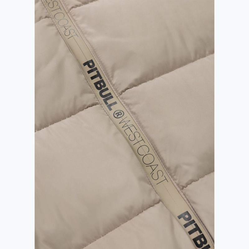 Мъжко зимно яке Pitbull Airway 4 Padded Hooded pale sand 11