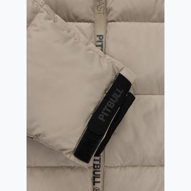 Мъжко зимно яке Pitbull Airway 4 Padded Hooded pale sand 12