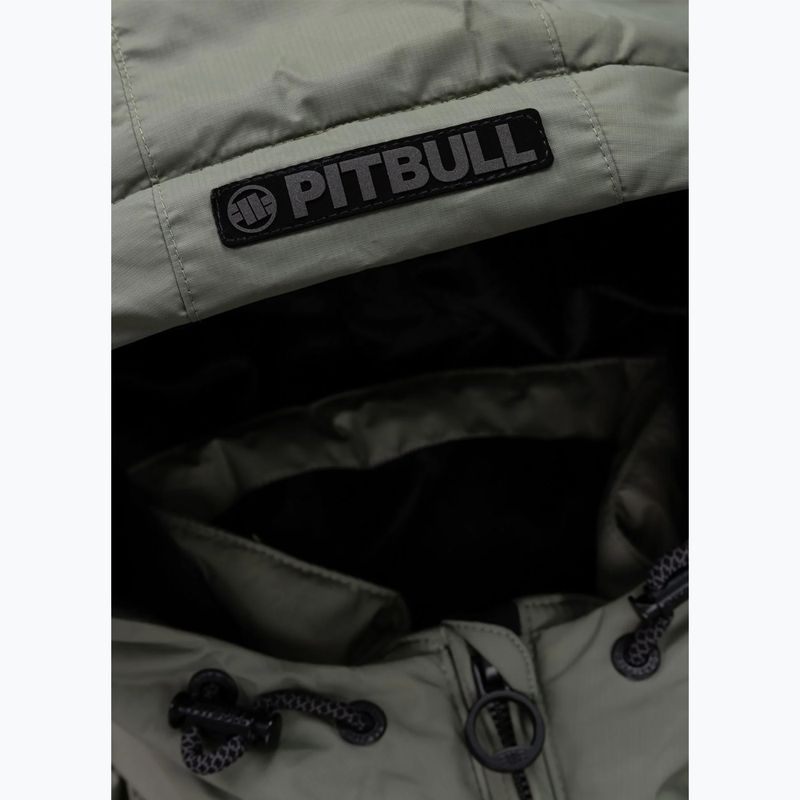 Мъжко зимно яке Pitbull Crestline Padded Hooded dusty salvia 6
