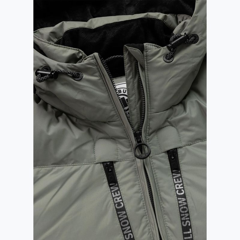 Мъжко зимно яке Pitbull Crestline Padded Hooded dusty salvia 8