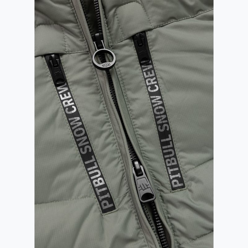 Мъжко зимно яке Pitbull Crestline Padded Hooded dusty salvia 9