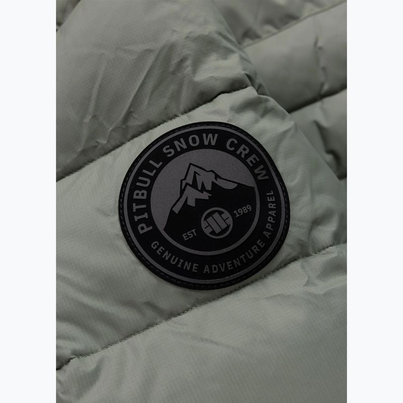 Мъжко зимно яке Pitbull Crestline Padded Hooded dusty salvia 10