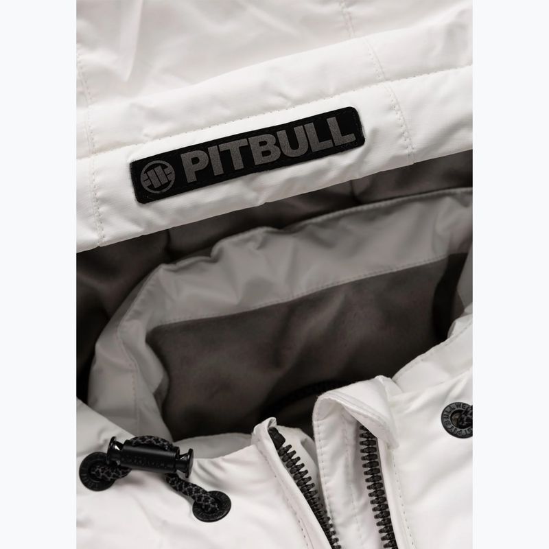 Мъжко зимно яке Pitbull Crestline Padded Hooded off white 10