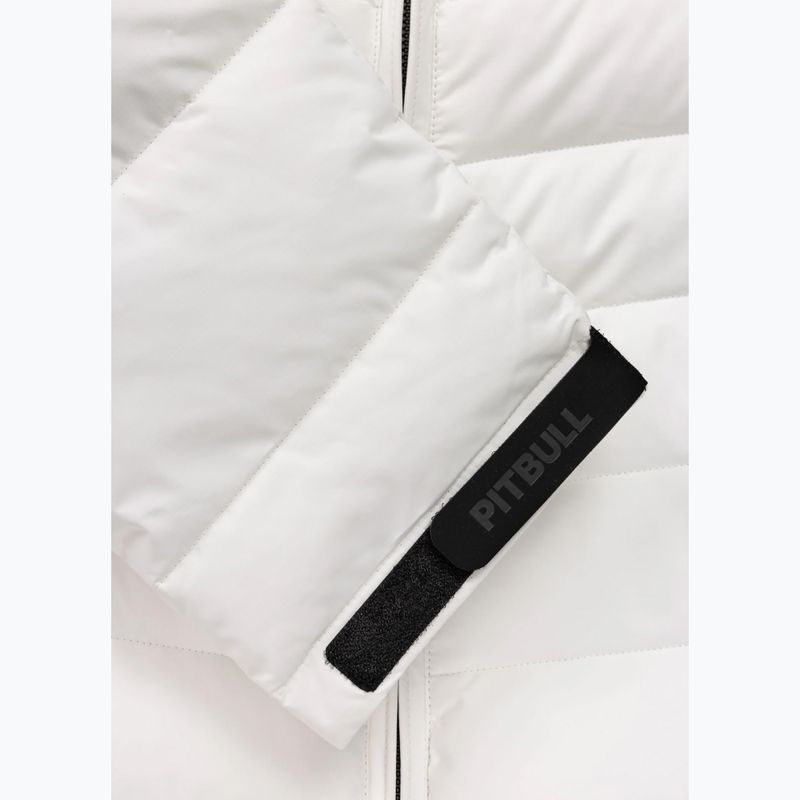 Мъжко зимно яке Pitbull Crestline Padded Hooded off white 13