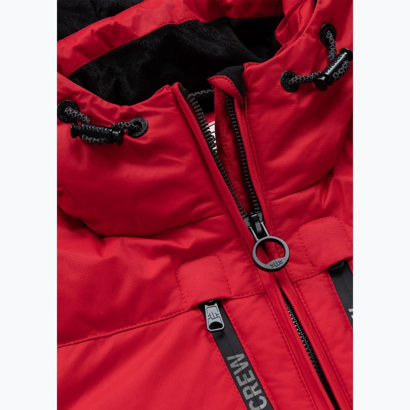Мъжко зимно яке Pitbull Crestline Padded Hooded red 7