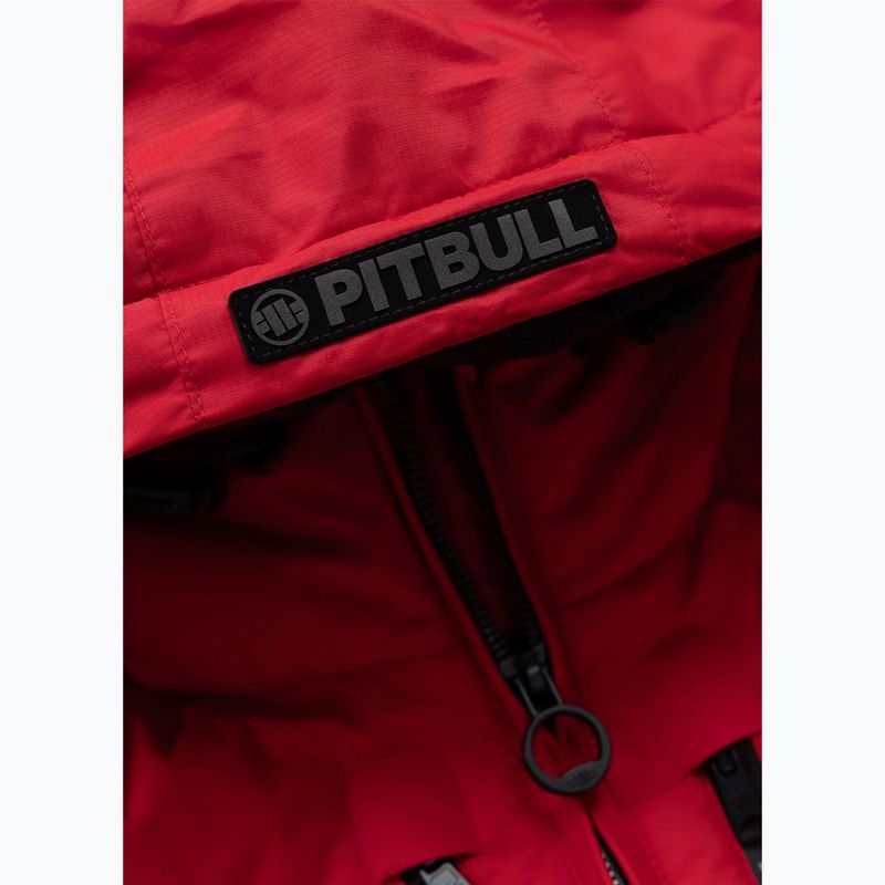 Мъжко зимно яке Pitbull Crestline Padded Hooded red 10
