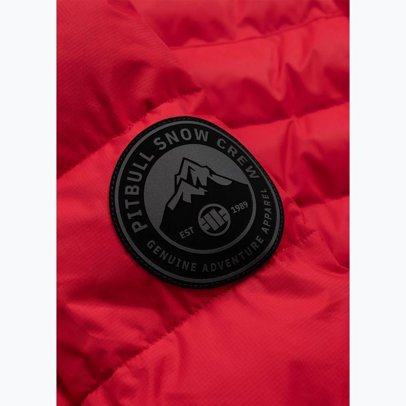 Мъжко зимно яке Pitbull Crestline Padded Hooded red 11