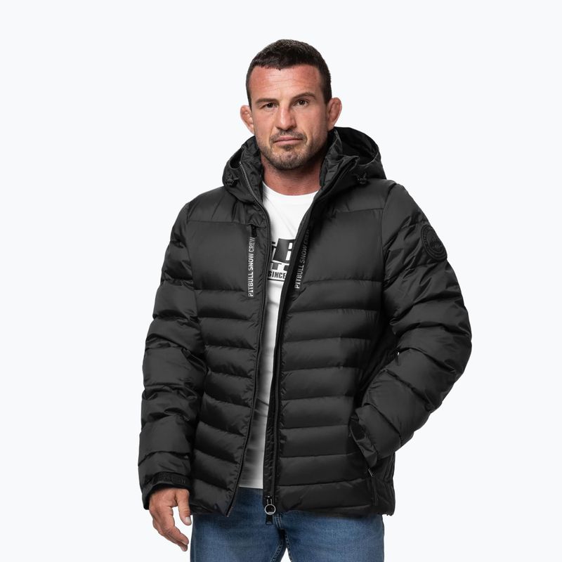 Мъжко зимно яке Pitbull Crestline Padded Hooded black 4